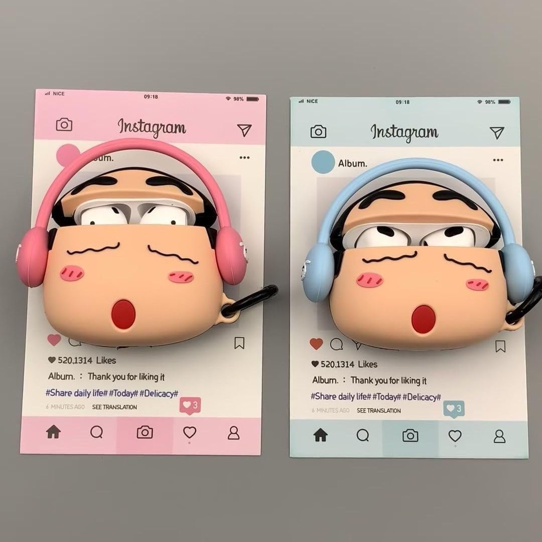 【AIRPODS CASE】クレヨンしんちゃん AirPods 1/2/3/4世代/Pro2 用 ケース エアポッドプロ ケース