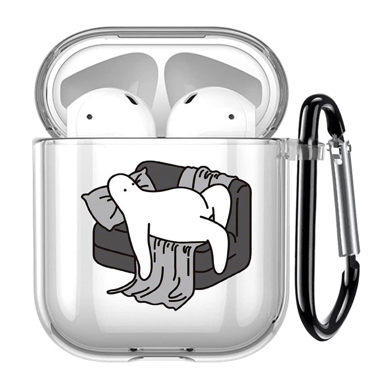 【AIRPODS CASE】AirPods  用 ケース おしゃれ かわいい AirPods 充電自由 イヤホン カバー TPU 軽量