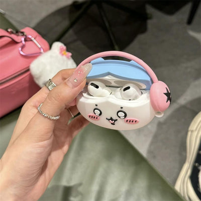【AIRPODS CASE】ちいかわ AirPodsケース ハチワレ イヤホンケース AirPods1/2/3/Pro用ケース 保護ケース