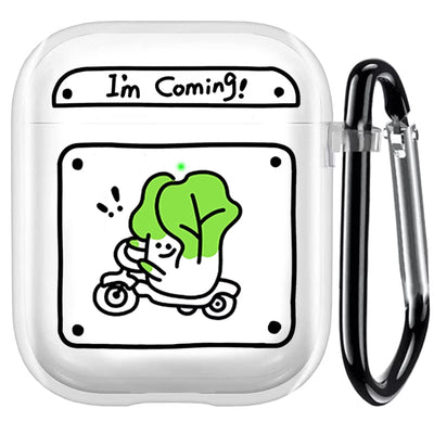 【AIRPODS CASE】二次元スタイル シンプルなスタイル エアーポッズ