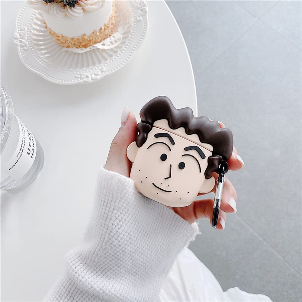 【AIRPODS CASE】野原ひろし クレヨンしんちゃん 『第1.2.3世代 対応』AirPods proケース エアーポッズ