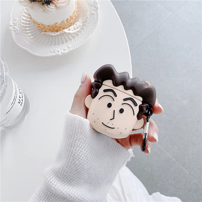 【AIRPODS CASE】野原ひろし クレヨンしんちゃん 『第1.2.3世代 対応』AirPods proケース エアーポッズ