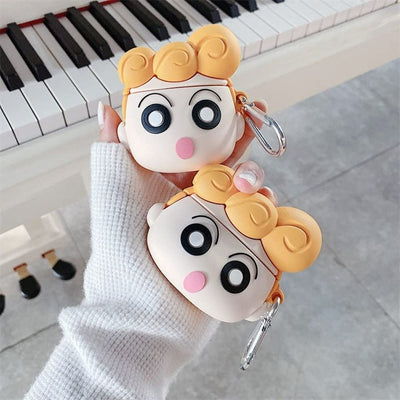 【AIRPODS CASE】野原ひまわり クレヨンしんちゃん 『第1.2.3世代 対応』AirPods proケース エアーポッズ