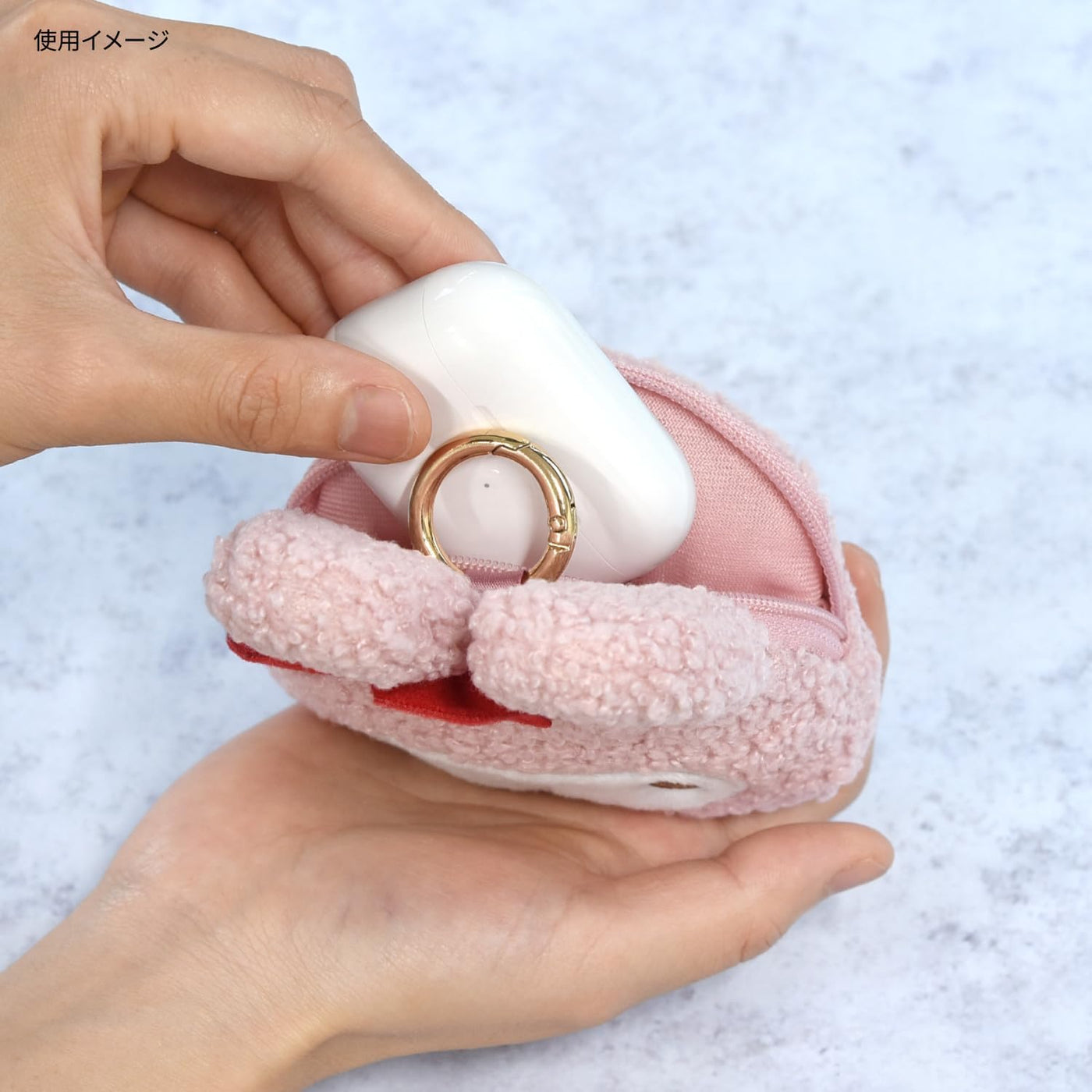 【AIRPODS CASE】グルマンディーズ サンリオキャラクターズ イヤホンマルチポーチ マイメロディ