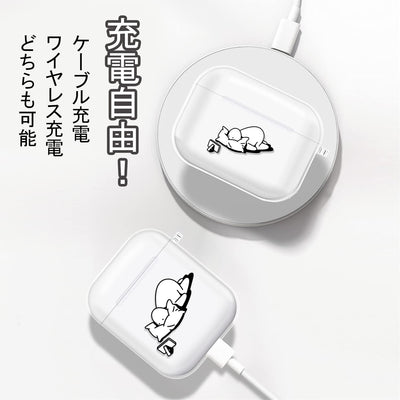【AIRPODS CASE】AirPods  用 ケース おしゃれ かわいい AirPods 充電自由 イヤホン カバー TPU 軽量