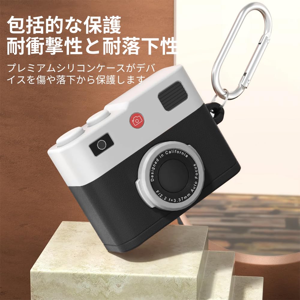 【AIRPODS CASE】AirPods 第4世代 カバー レトロカメラ