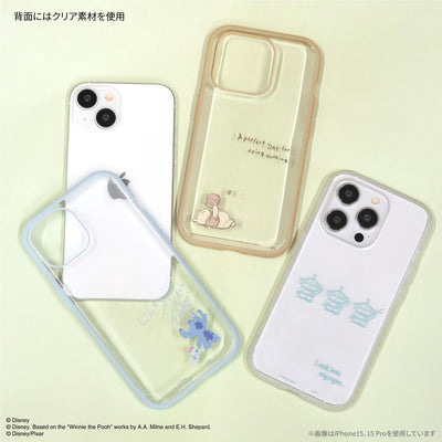 【IPHONE CASE】グルマンディーズ(Gourmandise) ディズニーキャラクター iPhone15 Pro 対応 ケース スティッチ