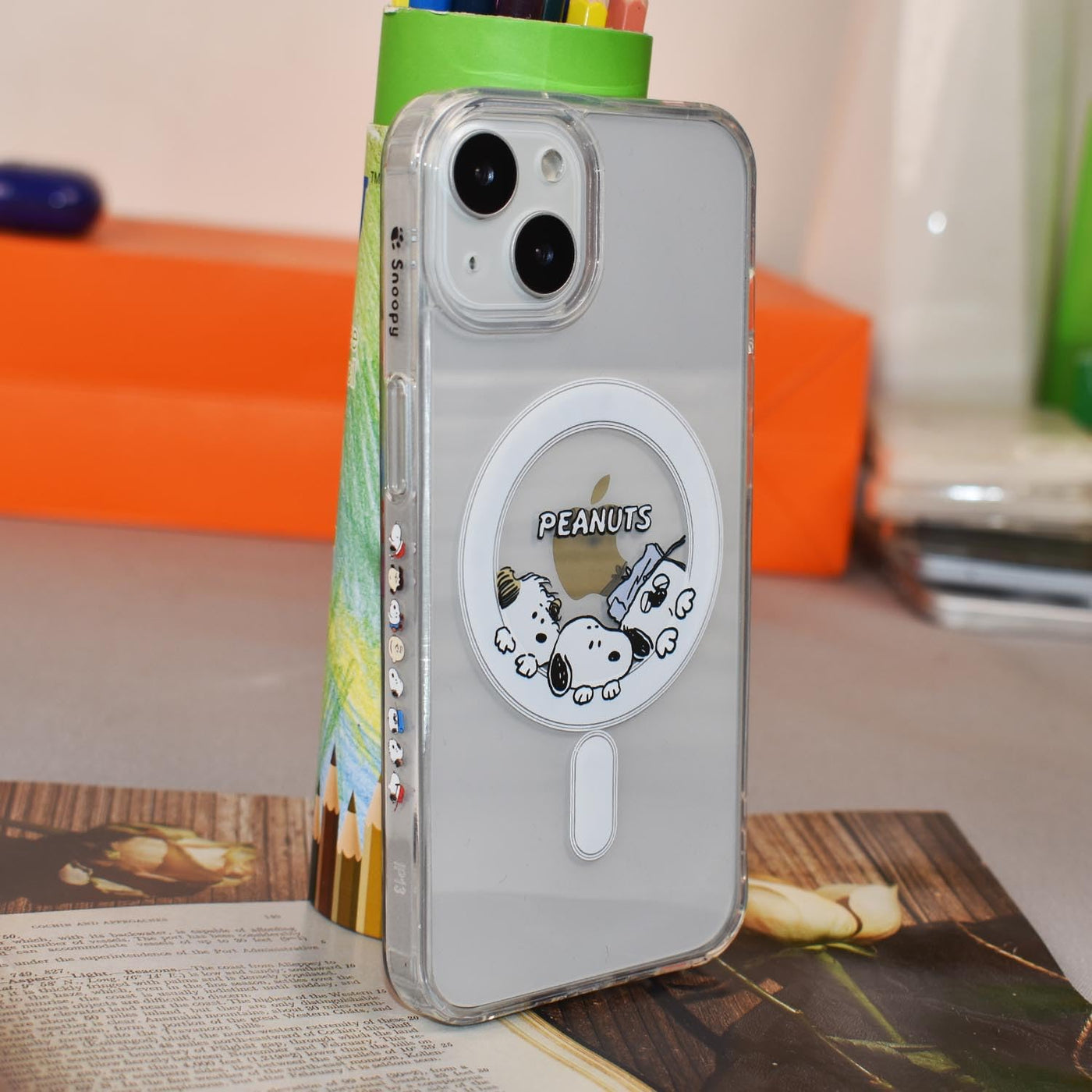 【IPHONE CASE】iPhone16 用 ケース マグネット MagSafe対応 スヌーピー スマホケース 携帯カバー 耐衝撃