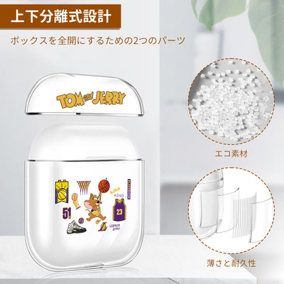 【AIRPODS CASE】AirPods 1/2 ケース (第1世代/第2世代) AirPods 第2世代 ケース 透明 キャラクター  人気 アニメキャラクター
