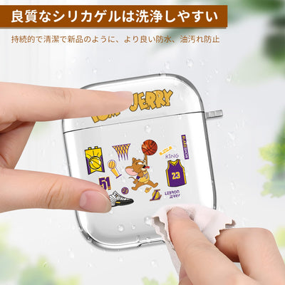 【AIRPODS CASE】AirPods 1/2 ケース (第1世代/第2世代) AirPods 第2世代 ケース 透明 キャラクター  人気 アニメキャラクター