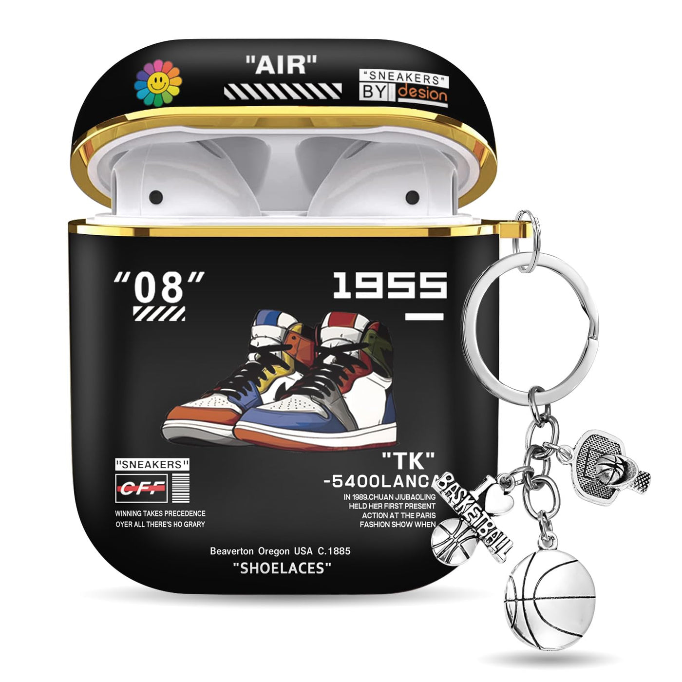 【AIRPODS CASE】Airpods ケース(第1世代/第2世代) AirPods 1/2 ケース かわいい キャラクター スニーカー