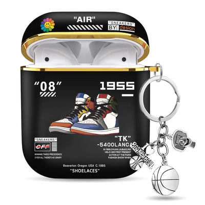 【AIRPODS CASE】Airpods ケース(第1世代/第2世代) AirPods 1/2 ケース かわいい キャラクター スニーカー