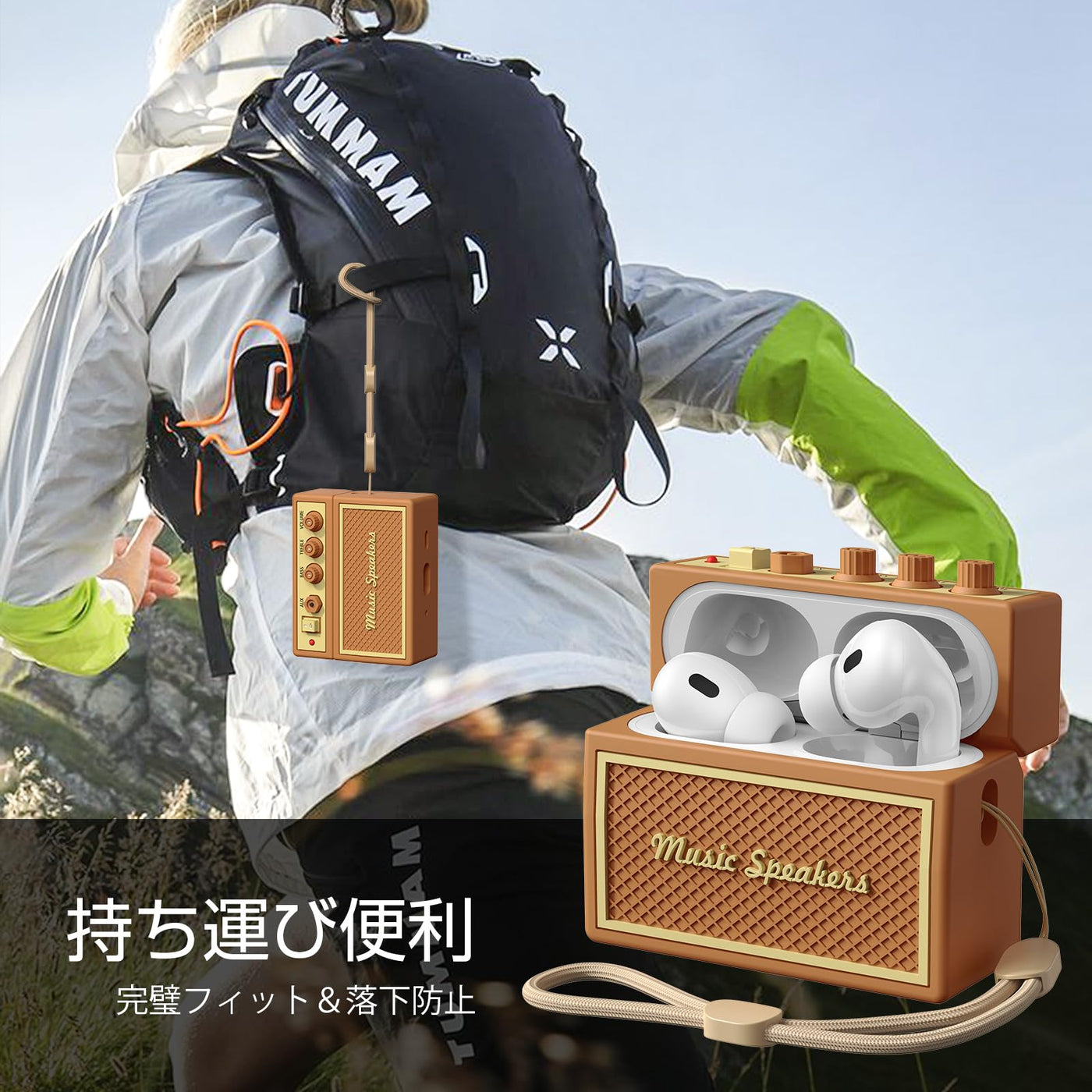 【AIRPODS CASE】CAGOS AirPods Pro 2 ケース 第1/2世代対応