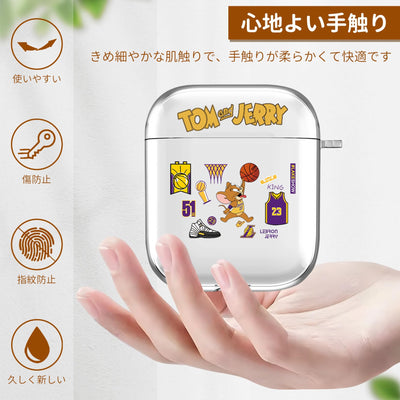 【AIRPODS CASE】AirPods 1/2 ケース (第1世代/第2世代) AirPods 第2世代 ケース 透明 キャラクター  人気 アニメキャラクター