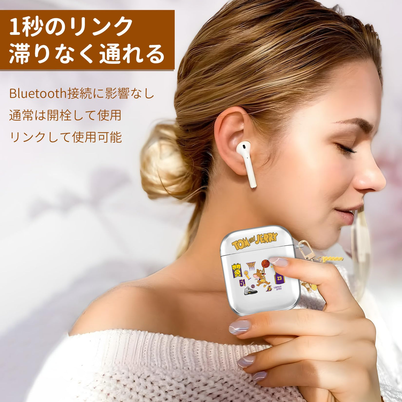 【AIRPODS CASE】AirPods 1/2 ケース (第1世代/第2世代) AirPods 第2世代 ケース 透明 キャラクター  人気 アニメキャラクター