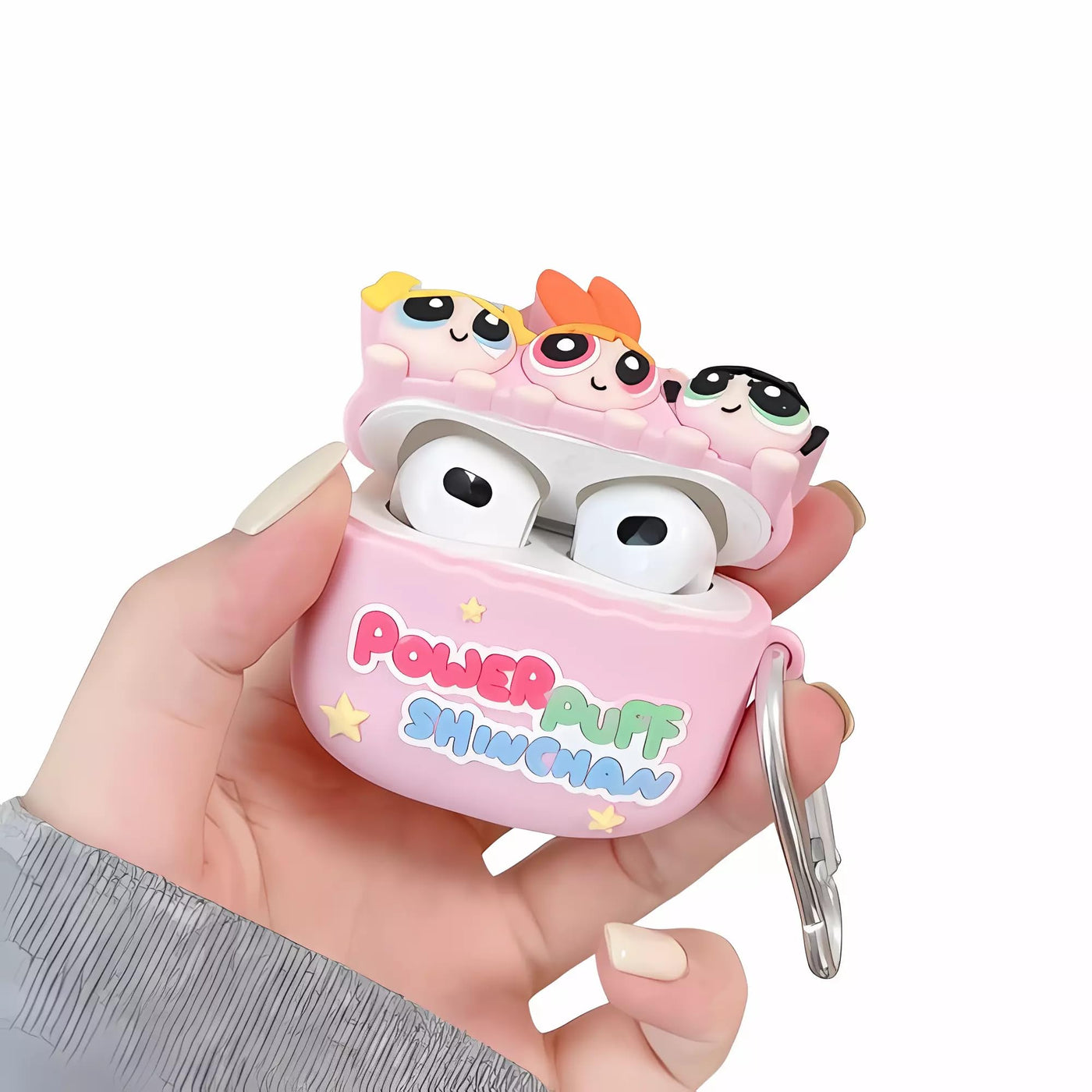 【AIRPODS CASE】Airpods 4 対応 ケース パワーパフガールズ保護ケース