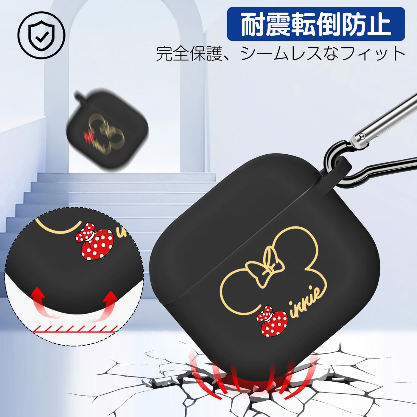【AIRPODS CASE】AirPods Pro2 ケース キャラクター ミッキーエアポッツ ケース