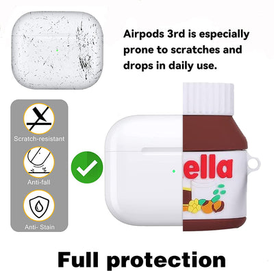 【AIRPODS CASE】ピーナッツバター Airpods ケース