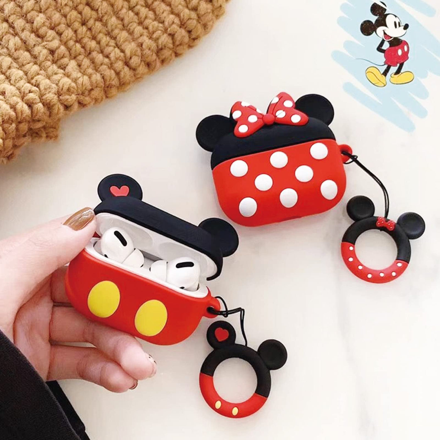 【AIRPODS CASE】ミッキーマウス Airpods ケースカバー