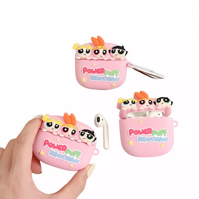 【AIRPODS CASE】Airpods 4 対応 ケース パワーパフガールズ保護ケース