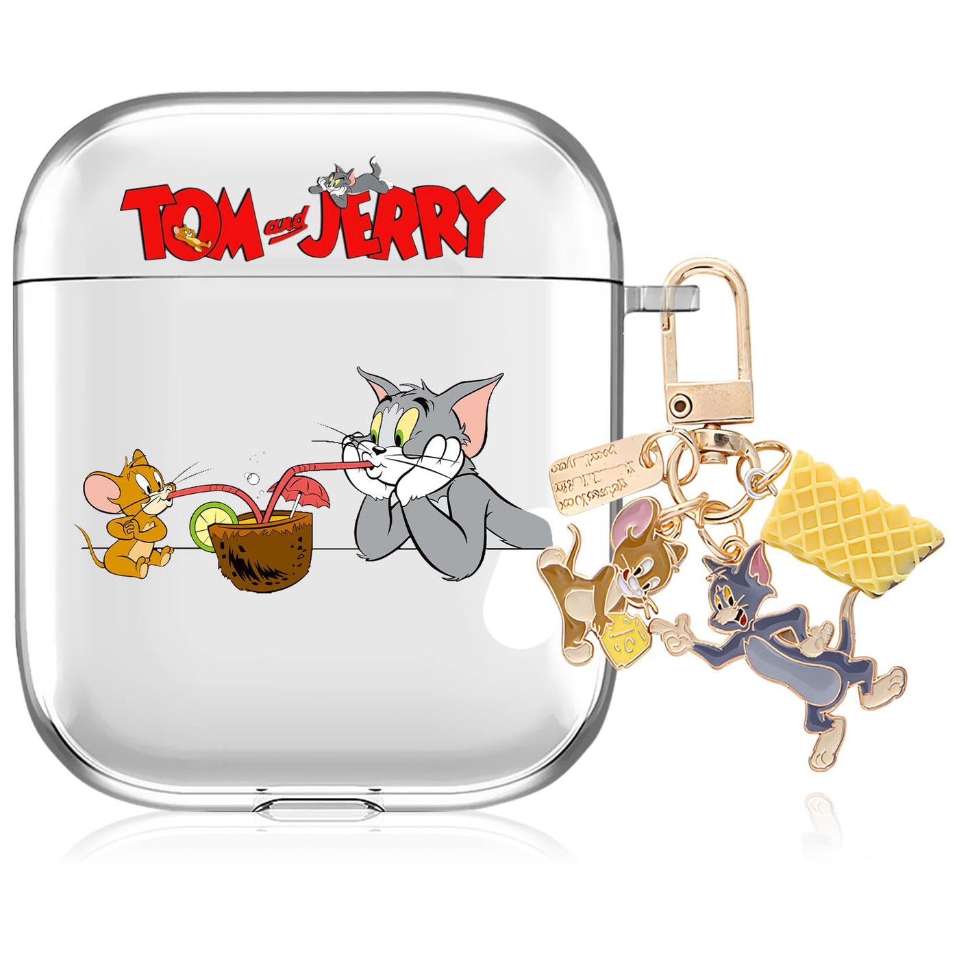【AIRPODS CASE】AirPods 1/2 ケース (第1世代/第2世代) AirPods 第2世代 ケース 透明 キャラクター  人気 アニメキャラクター
