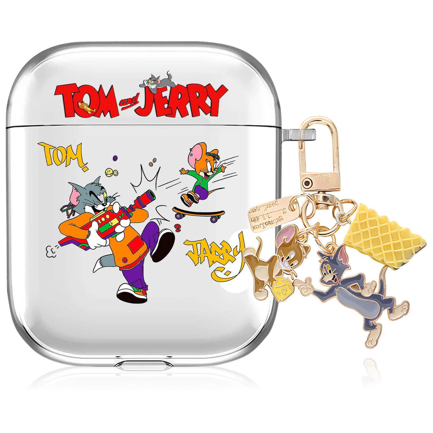 【AIRPODS CASE】AirPods 1/2 ケース (第1世代/第2世代) AirPods 第2世代 ケース 透明 キャラクター  人気 アニメキャラクター