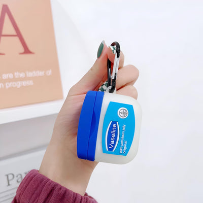 【Airpods第1/2世代・Airpods pro・Airpods第3世代に適用】ワセリン キットカット MM チョコレート イヤホンケース シリコン おもしろい 収納ケース キズ防止 耐衝撃 全面保護 紛失防止 キャラクター (モンスター, Airpods 第3世代)