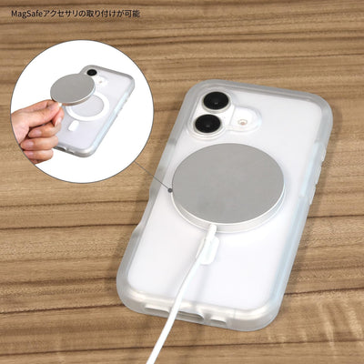 【IPHONE CASE】グルマンディーズ ディズニーキャラクター ／ iPhone16 MagSafe 対応 プランプフレームケース ミッキーマウス