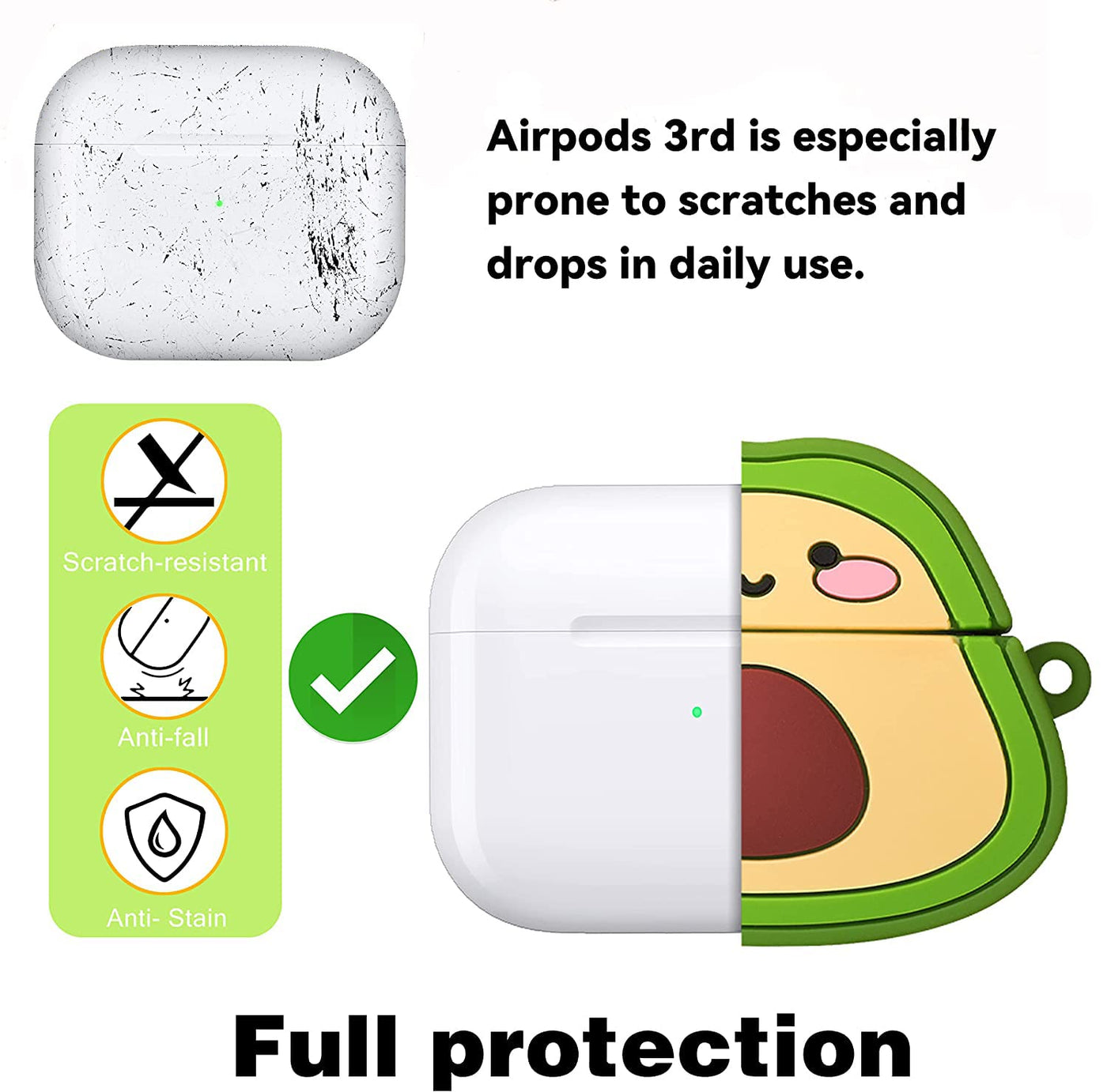 【AIRPODS CASE】ピーナッツバター Airpods ケース