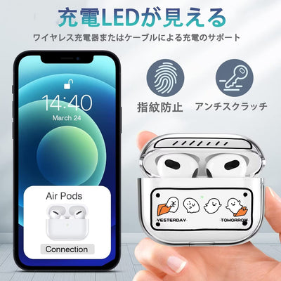 【AIRPODS CASE】二次元スタイル シンプルなスタイル エアーポッズ