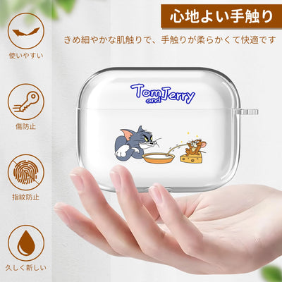 【AIRPODS CASE】AirPods 1/2 ケース (第1世代/第2世代) AirPods 第2世代 ケース 透明 キャラクター  人気 アニメキャラクター