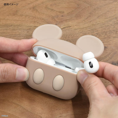 【AIRPODS CASE】グルマンディーズ ディズニーキャラクター AirPods Pro(第2世代)/AirPods Pro 対応 シリコンケース ミッキーマウス