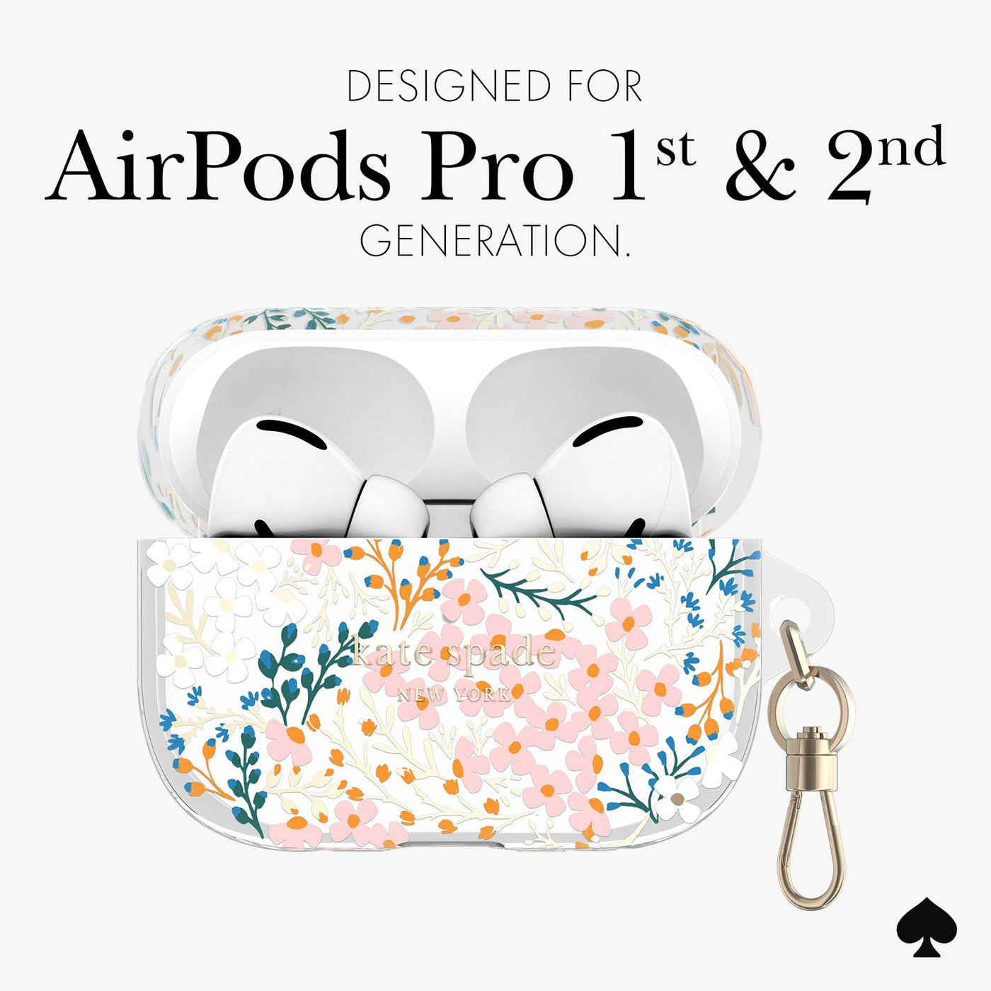 【AIRPODS CASE】ケイトスペード ニューヨーク AirPods Pro 保護ケース  AirPods Pro 第2世代/第1世代対応