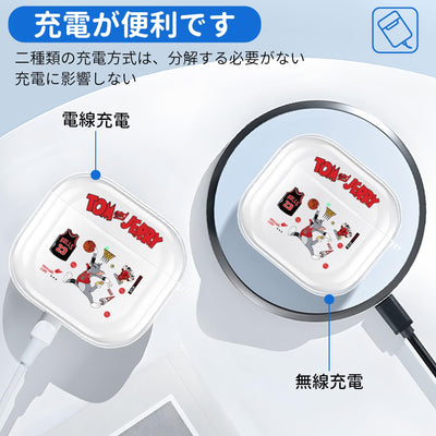 【AIRPODS CASE】AirPods 1/2 ケース (第1世代/第2世代) AirPods 第2世代 ケース 透明 キャラクター  人気 アニメキャラクター