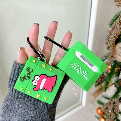 【AIRPODS CASE】airpods 第3世代 ケース Airpods カバエア クレヨンしんちゃん キャラクター アニメ シリコン