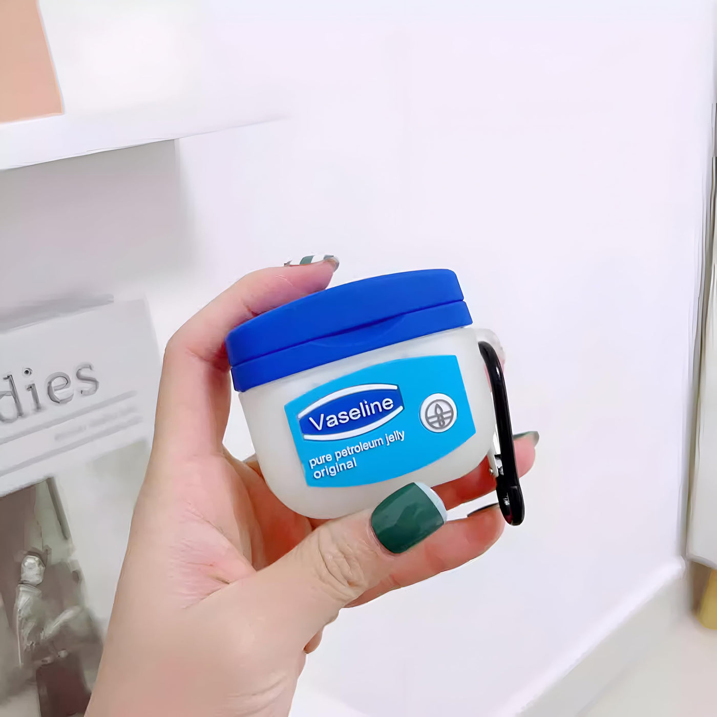 【Airpods第1/2世代・Airpods pro・Airpods第3世代に適用】ワセリン キットカット MM チョコレート イヤホンケース シリコン おもしろい 収納ケース キズ防止 耐衝撃 全面保護 紛失防止 キャラクター (モンスター, Airpods 第3世代)