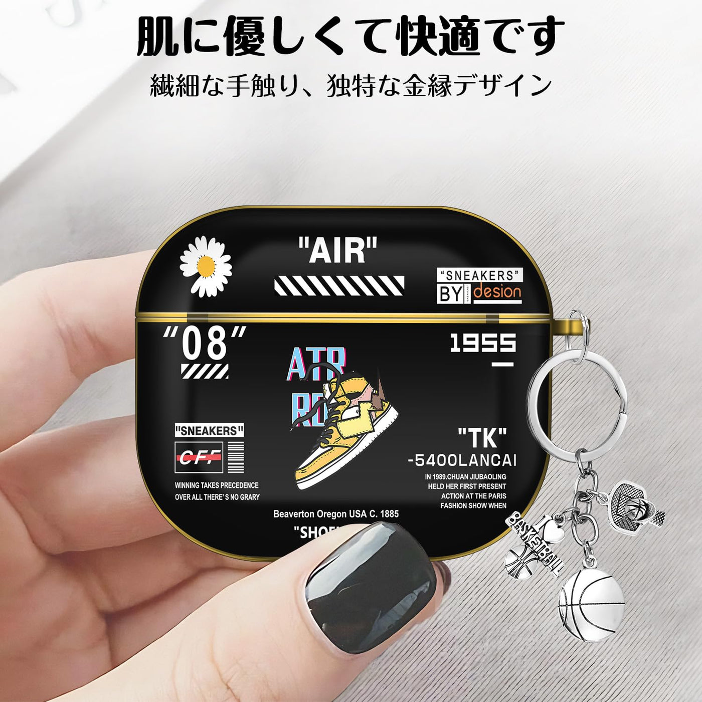 【AIRPODS CASE】Airpods ケース(第1世代/第2世代) AirPods 1/2 ケース かわいい キャラクター スニーカー
