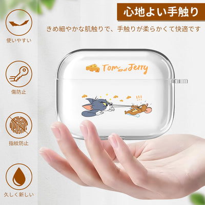【AIRPODS CASE】AirPods 1/2 ケース (第1世代/第2世代) AirPods 第2世代 ケース 透明 キャラクター  人気 アニメキャラクター
