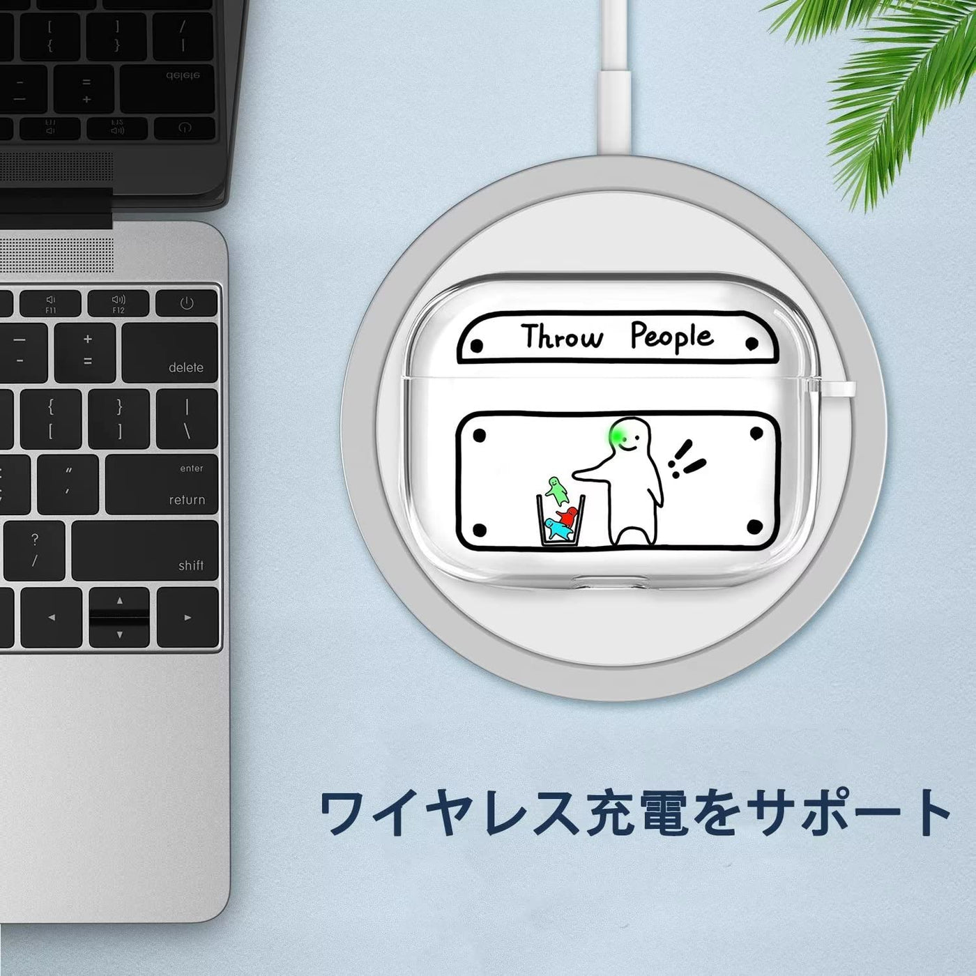 【AIRPODS CASE】二次元スタイル シンプルなスタイル エアーポッズ