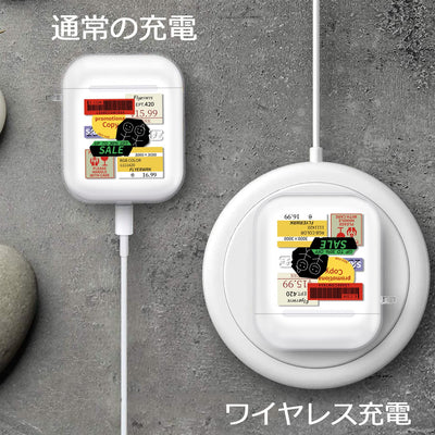 【AIRPODS CASE】 おしゃれ かわいい AirPods Pro 第2世代 ケース 韓国 おもしろ ステッカー