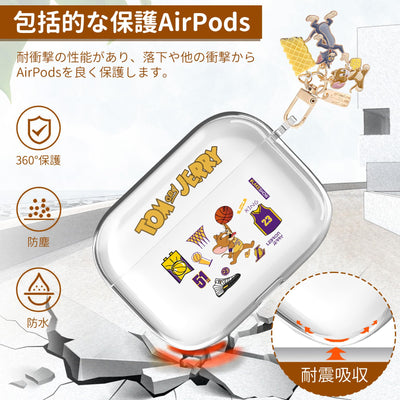 【AIRPODS CASE】AirPods 1/2 ケース (第1世代/第2世代) AirPods 第2世代 ケース 透明 キャラクター  人気 アニメキャラクター