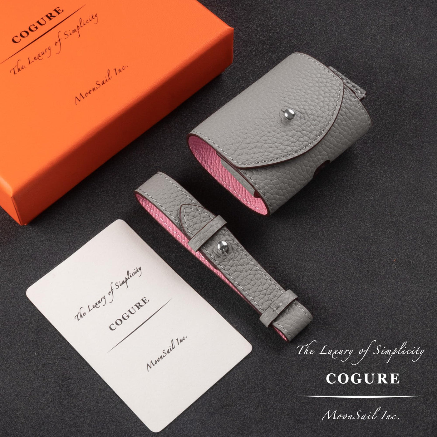【AIRPODS CASE】Cogre AirPods Case Coveレザー Airpods ケースAirpods 第1世代/2世代対応