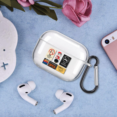 【AIRPODS CASE】 おしゃれ かわいい AirPods Pro 第2世代 ケース 韓国 おもしろ ステッカー