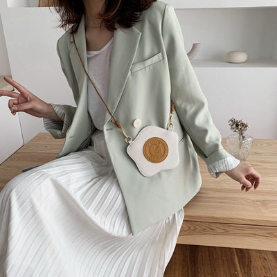 【CUTE BAG】食パン 目玉焼き ショルダーバッグ