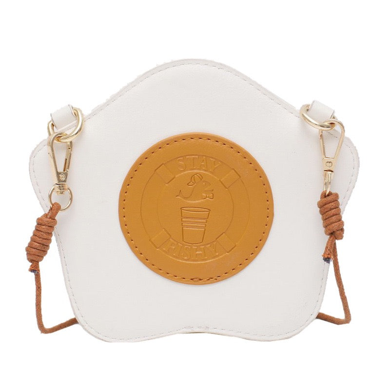 【CUTE BAG】食パン 目玉焼き ショルダーバッグ