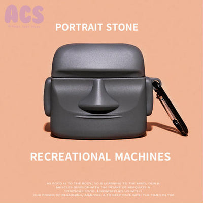 【Airpods Case】モアイ像 Airpods Proケース