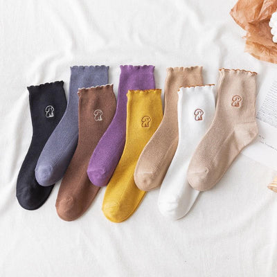 【Socks】可愛いマルチーズ柄レディースソックス