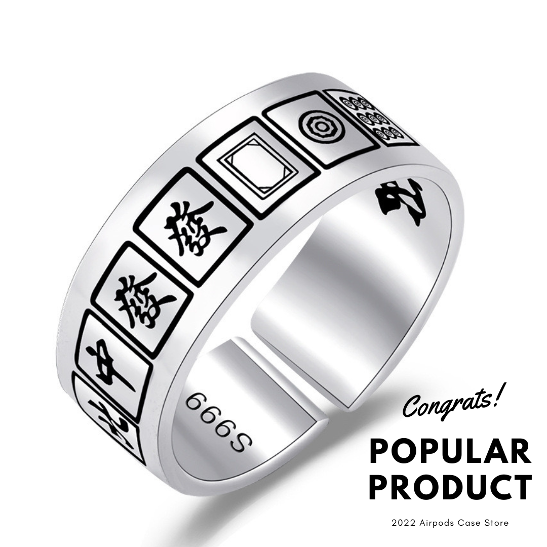 【Bracelet】麻雀シルバー ブレスレット リング　バングル
