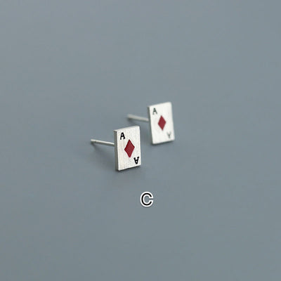 【Earrings】ポーカーピアス&イヤリング