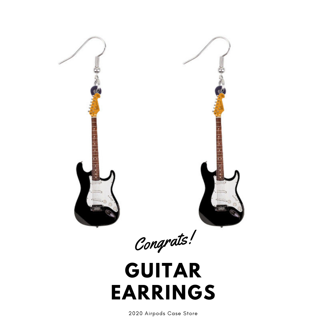 【Earrings】  エレキギターのフックピアス